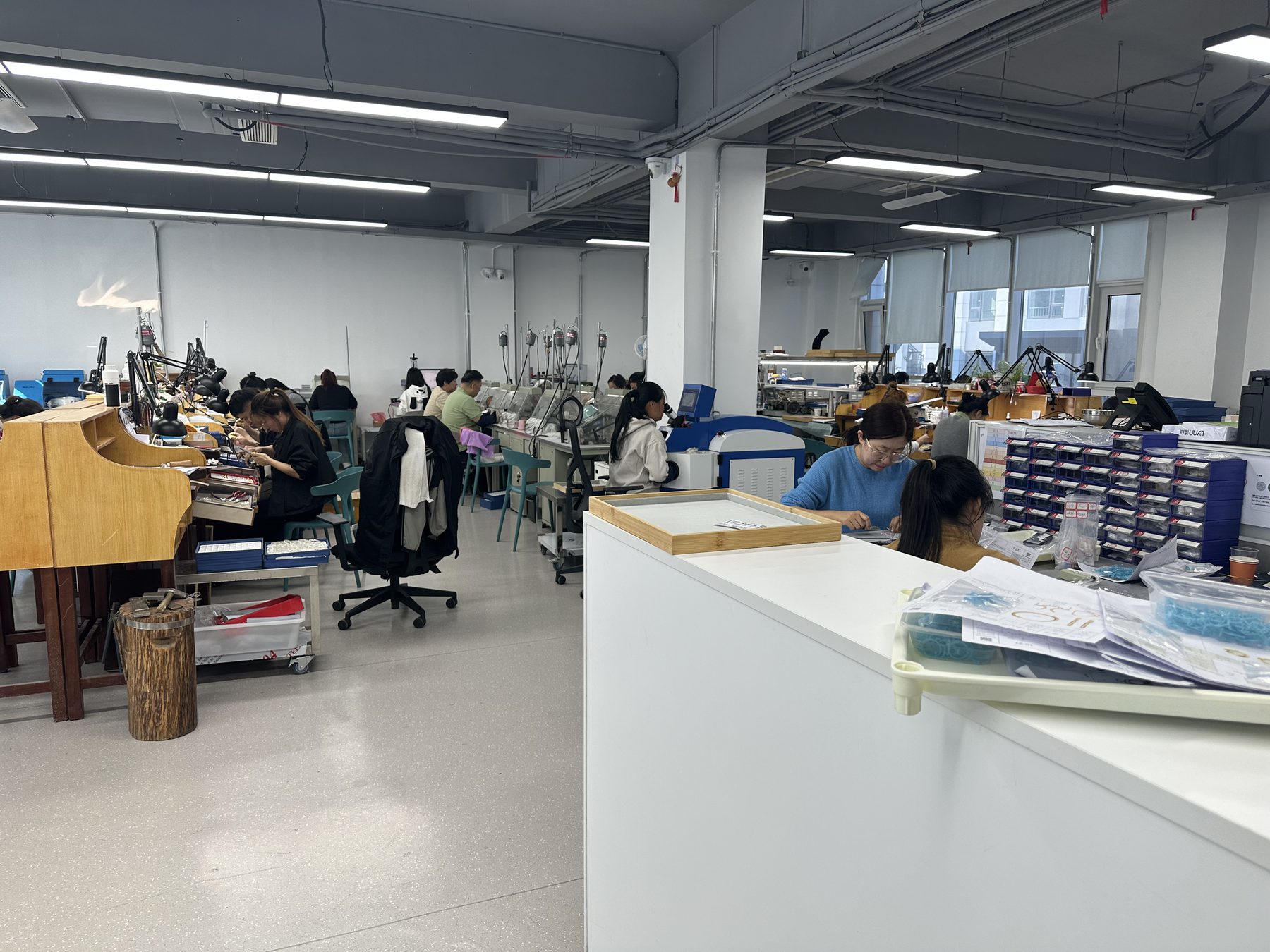 Hibiscus Silver production preparation and order handling area